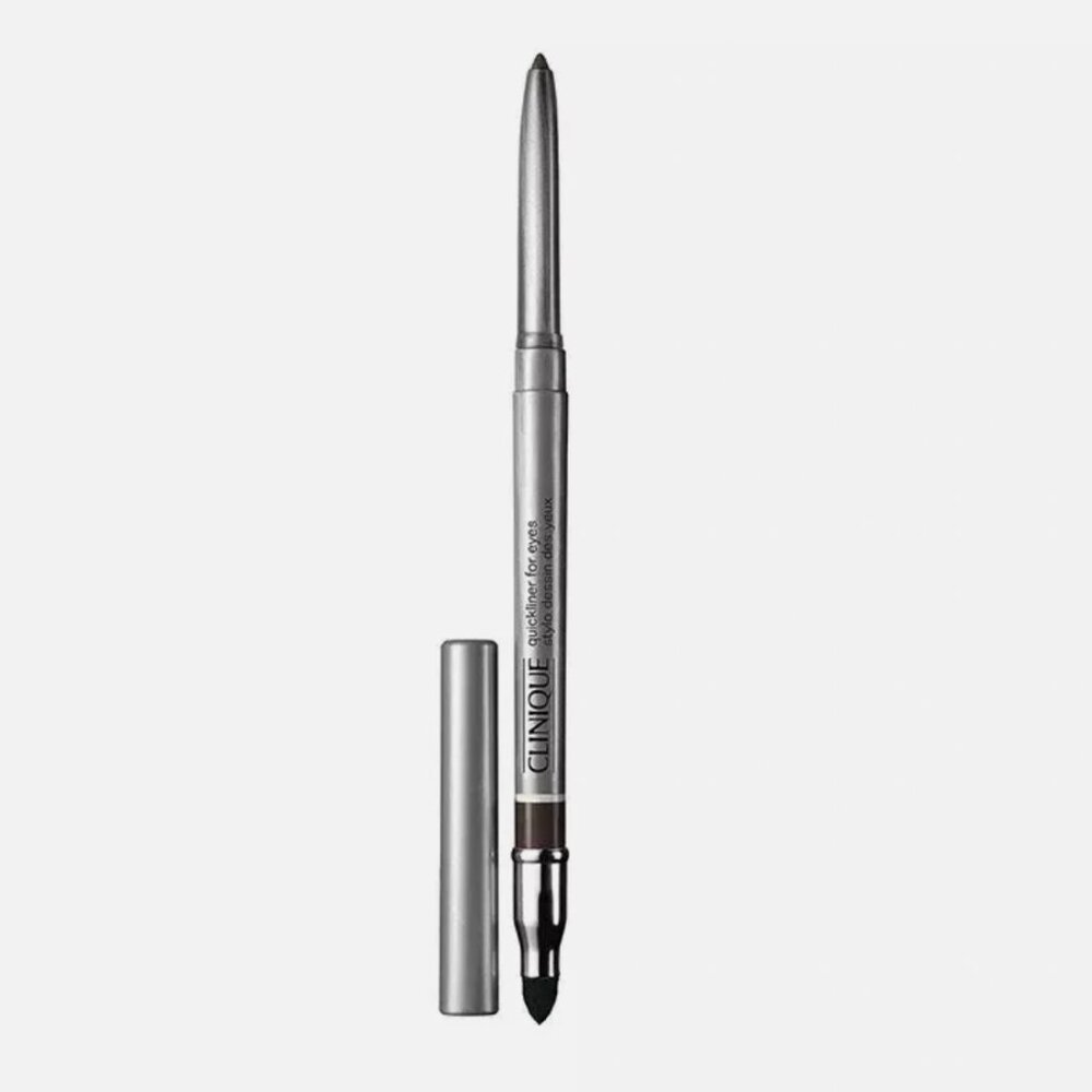 Clinique Quickliner For Eyes Eyeliner w/ Smudger ~07 Really Black~ Full Size